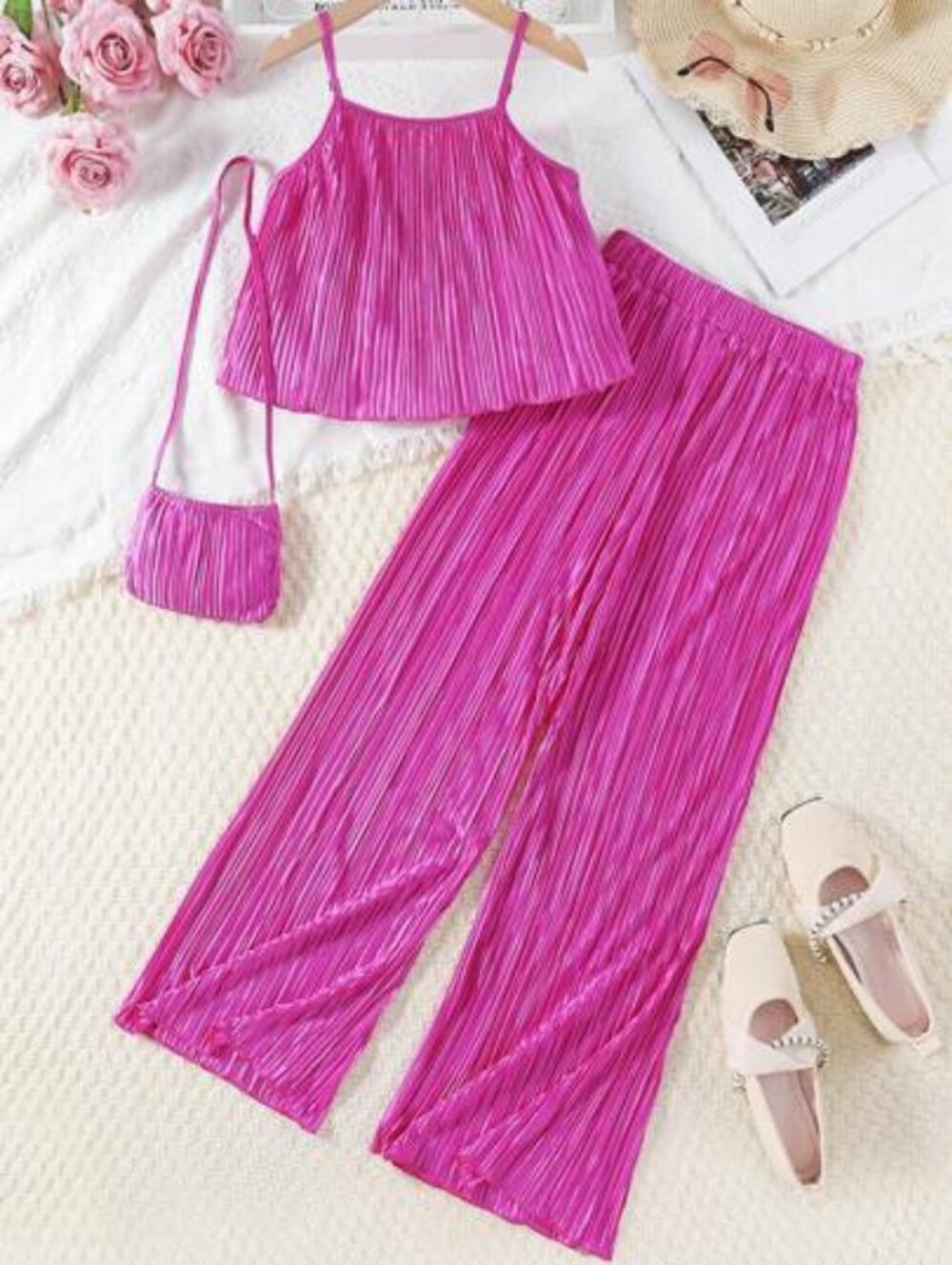 Girls Fuchsia 2 Piece Set